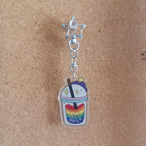 Pride Keychain "Bubble Tea"