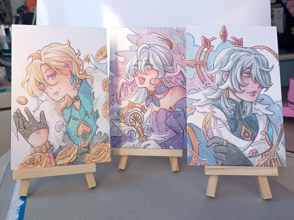 Mini-prints set: Robin, Sunday, Aventurine