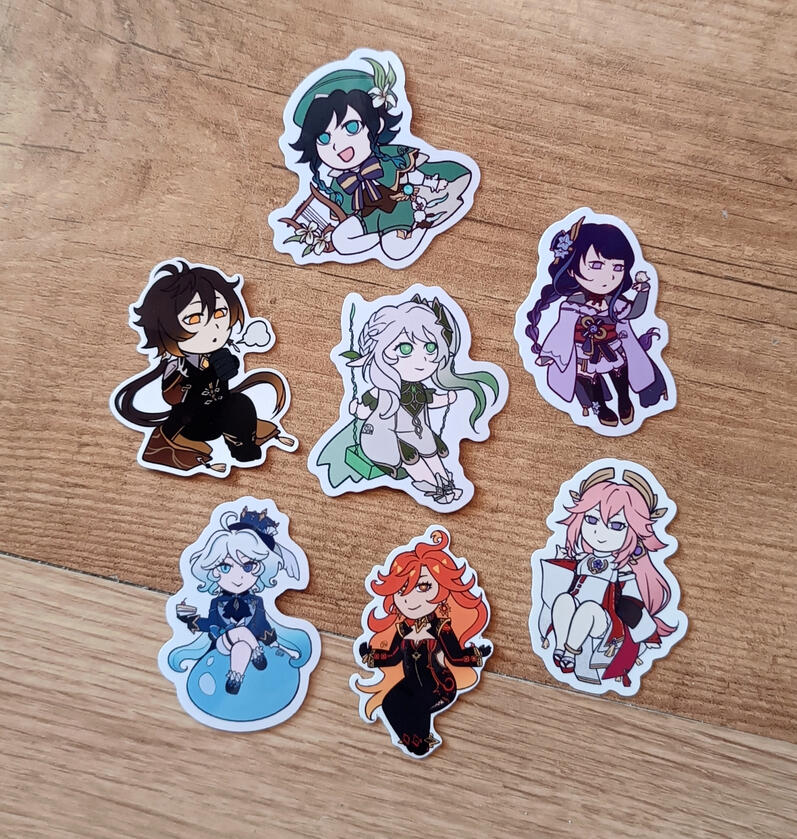 3 Sticker a scelta